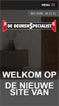 Mobile Screenshot of dedeurenspecialist.nl